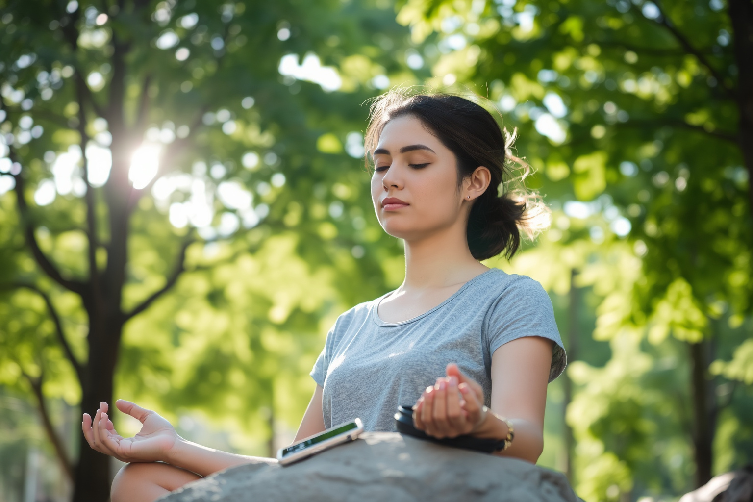 A meditáció segít fókuszálni és csökkenteni a distrakciót.