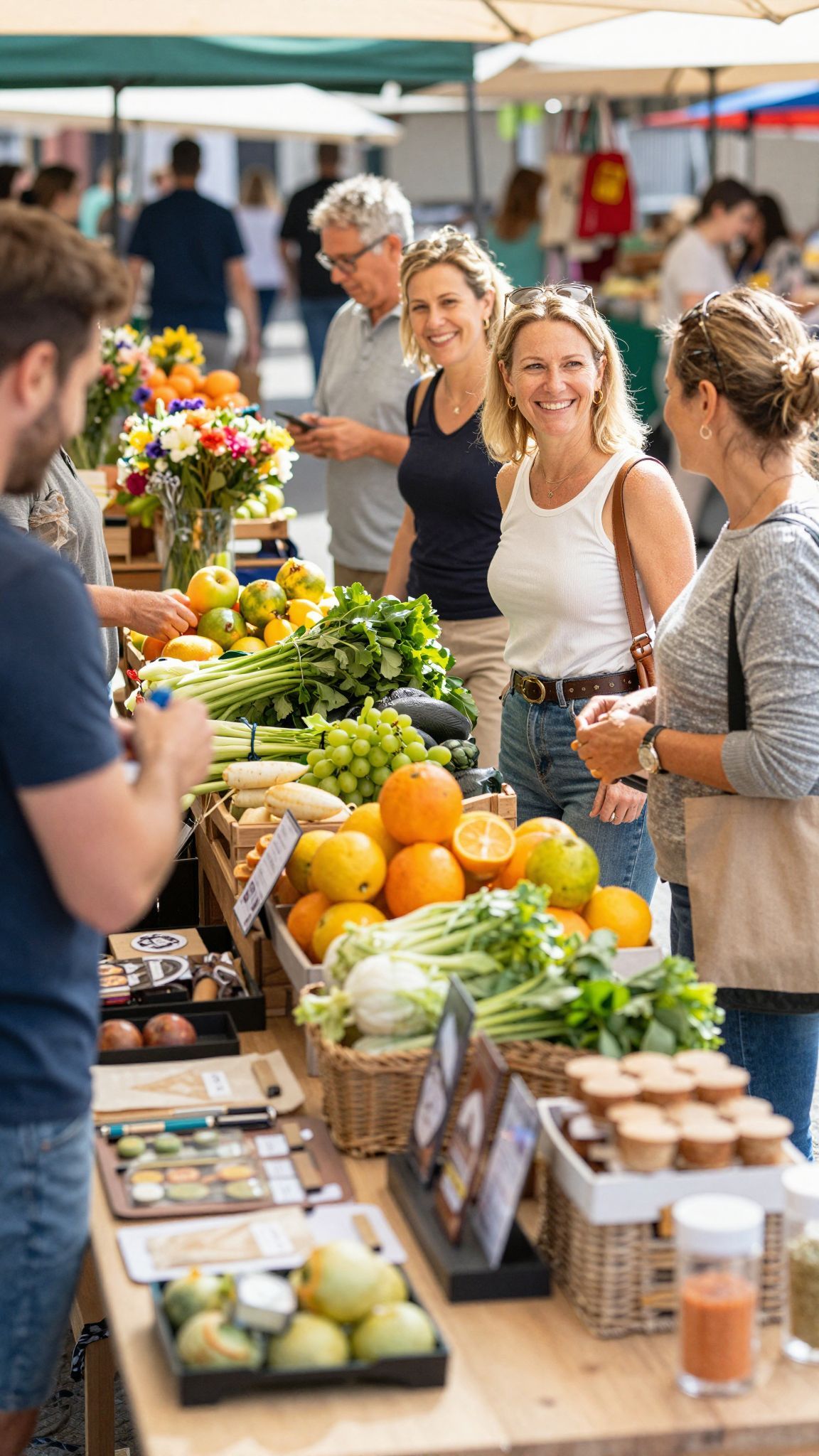 A helyi vásárlás növeli közösségi érzést és bizalmat.