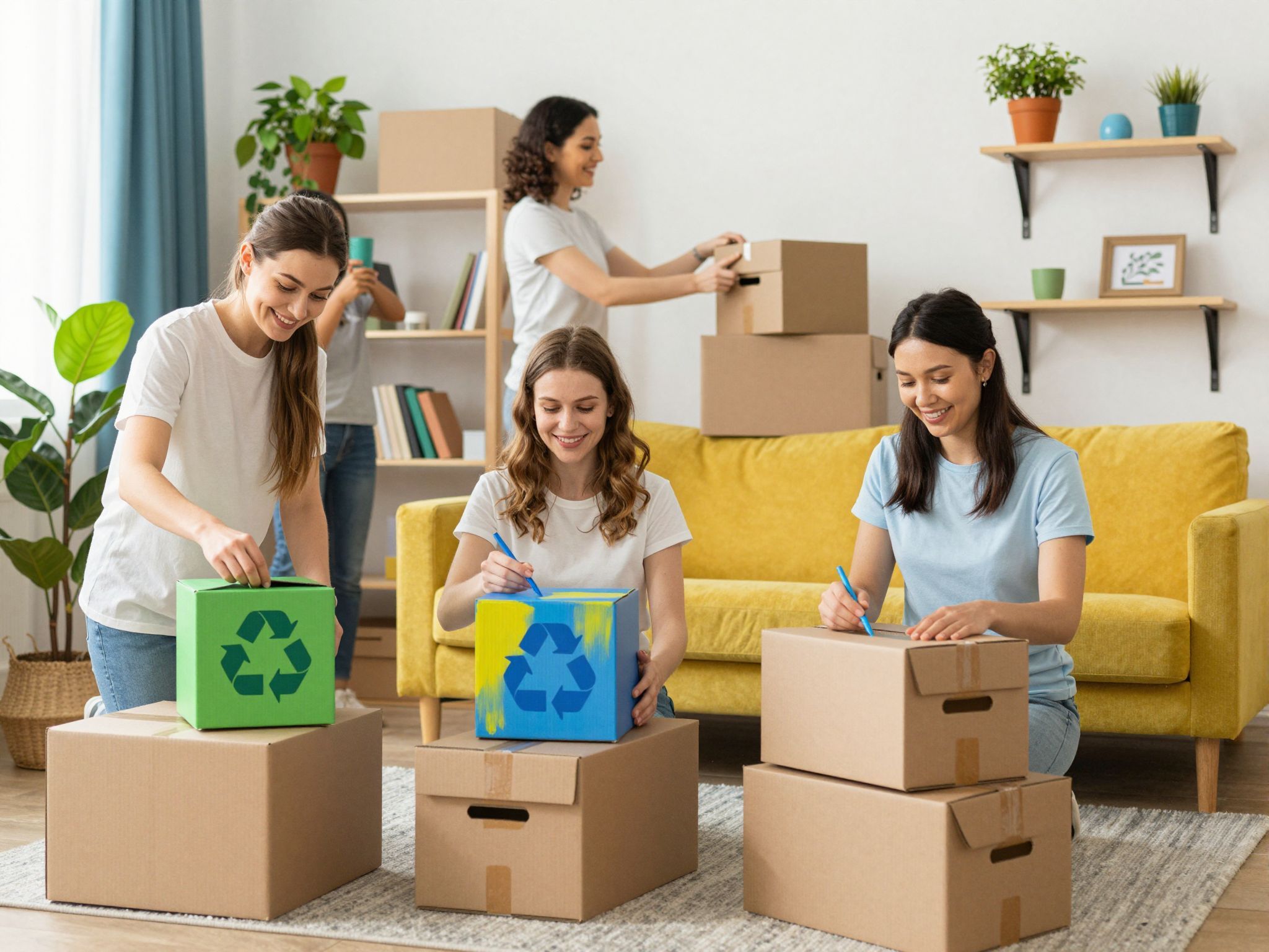 A kartondobozok kreatív tárolási megoldások kulcsai lehetnek.