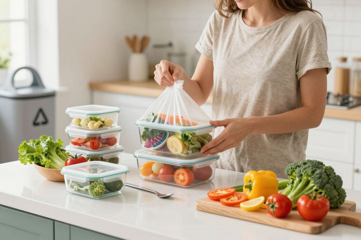 Használj újrahasznosítható tárolóedényeket az élelmiszer-pazarlás csökkentésére!