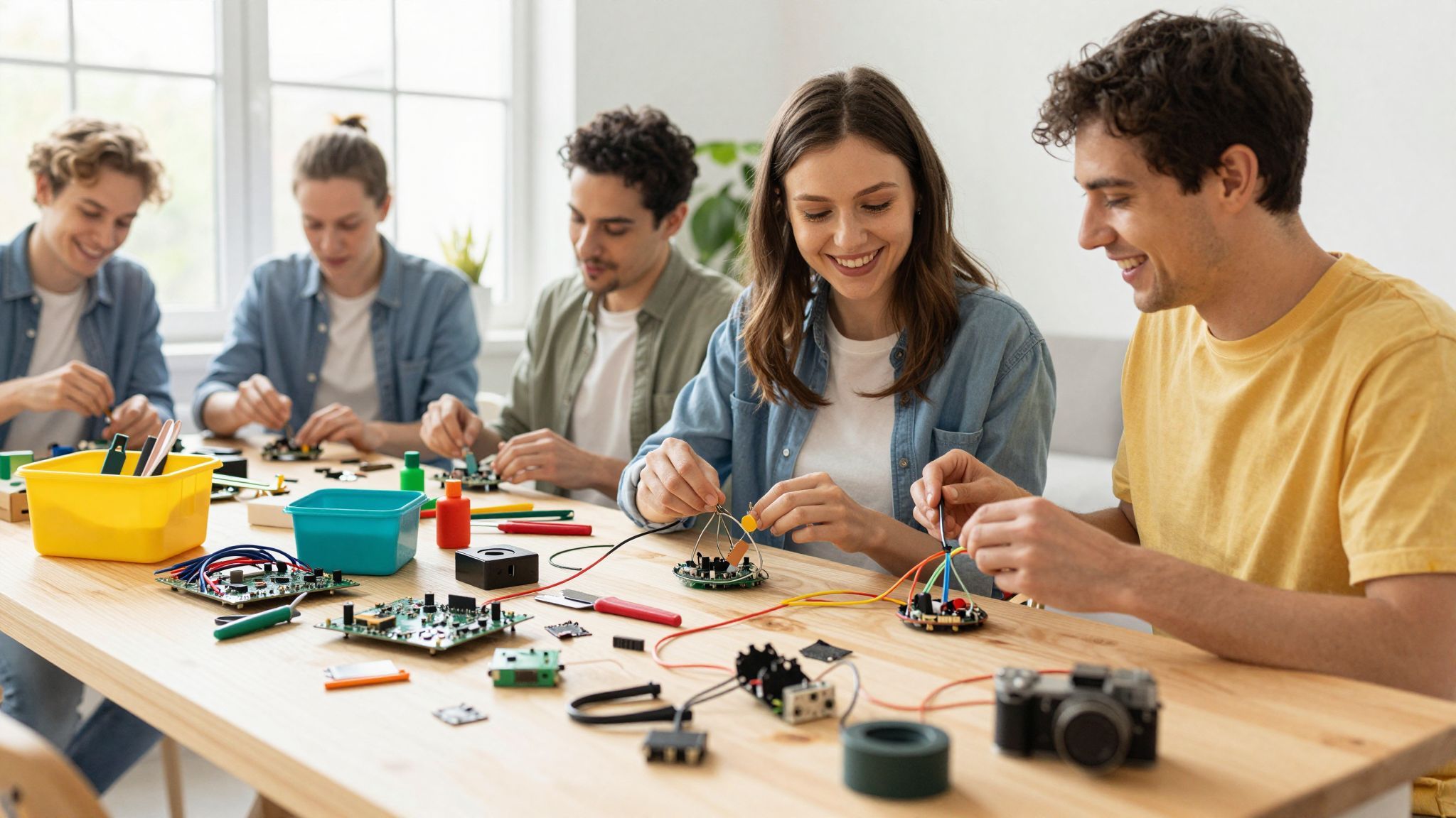 Az elektronikai hulladék újrahasznosítása kreatív újrahasználást kínál.