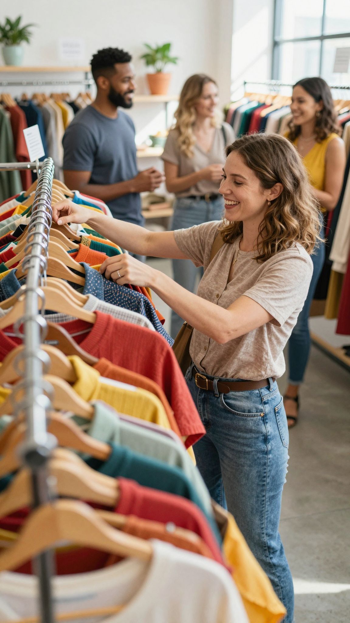 A másodkézből származó ruhák csökkentik a környezeti lábnyomot.