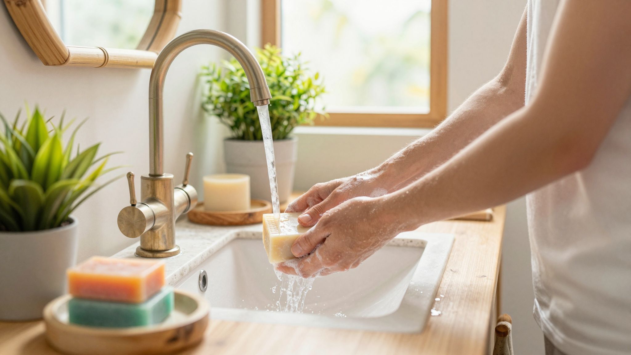 A natúr szappanok csökkentik a műanyag használatot.